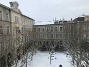 La cour d’honneur sous la neige ! Hiver 2017-2018